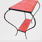 Forged iron coffee table 1950