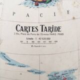 Taride illuminated terrestrial globe, wooden tripod, 1993