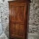 Armoire à linge, bonnetière ancienne en merisier français