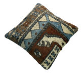 Vintage turkish Kilim cushion cover 40x40cm