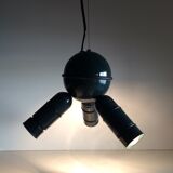 Spherical Lita hanging lamp with 3 sputnik orientable spots
