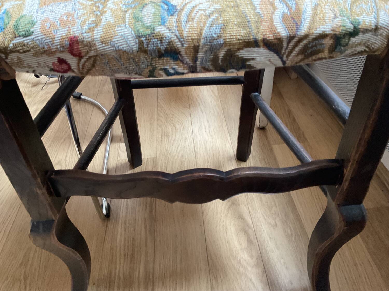 Chaise bois coquillage