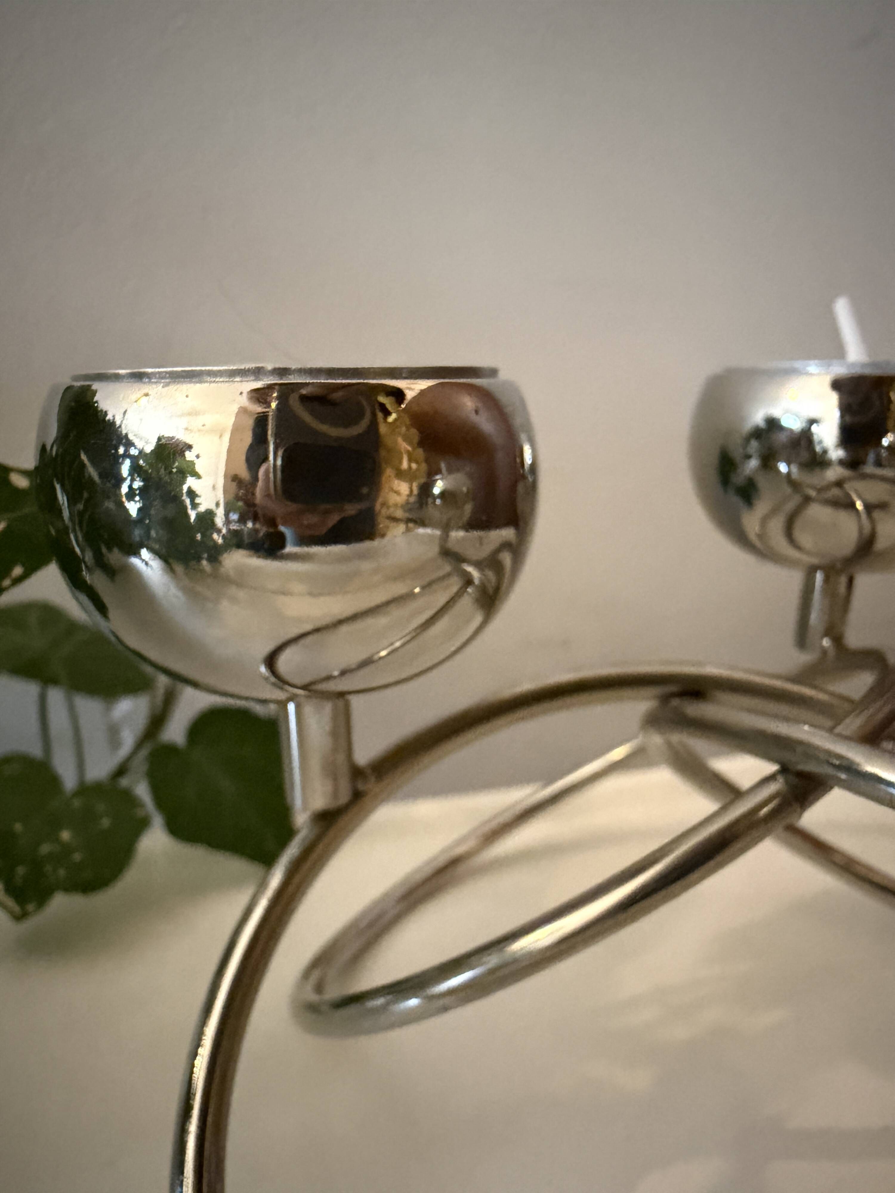 Space Age Candle Holder