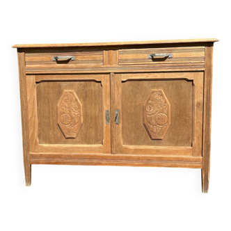 Buffet vintage art deco motifs fleuris