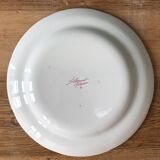 Plate Saint Clement France decoration