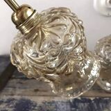 Pair of gold wall sconces
