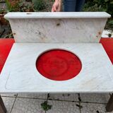 Marble plan for basin
