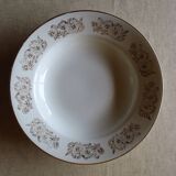 5 deep plates Golden Frise Digoin and Sarreguemine