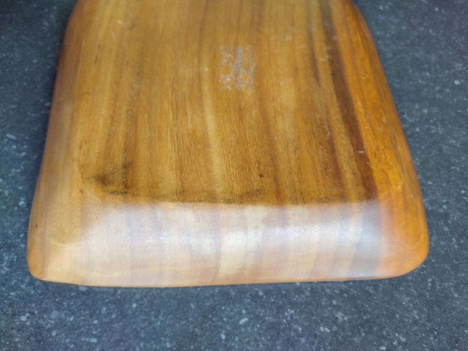 Vide poche plat apéritif bois