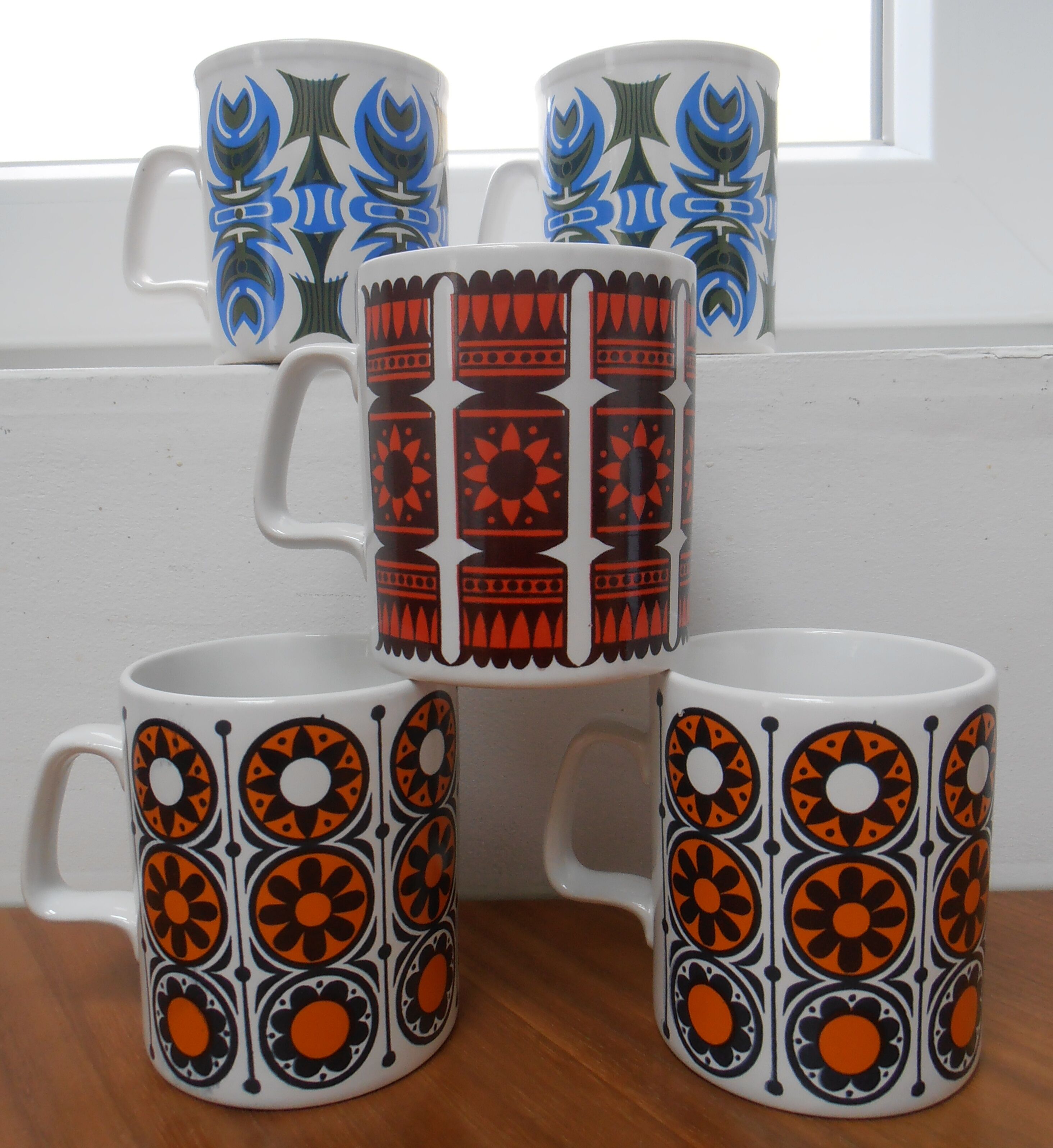 Mug mug vintage 1960s English porcelain