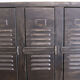 Former locker room metal industrial 3 doors.