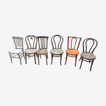 Lot de chaises bistrot