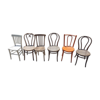 Lot de chaises bistrot