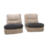 Pair of armchairs model "Albany" Ligne Roset edition