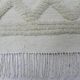 Tunisian Berber Rug in Ecru Wool – Handwoven, Bohemian & Minimalist Style
