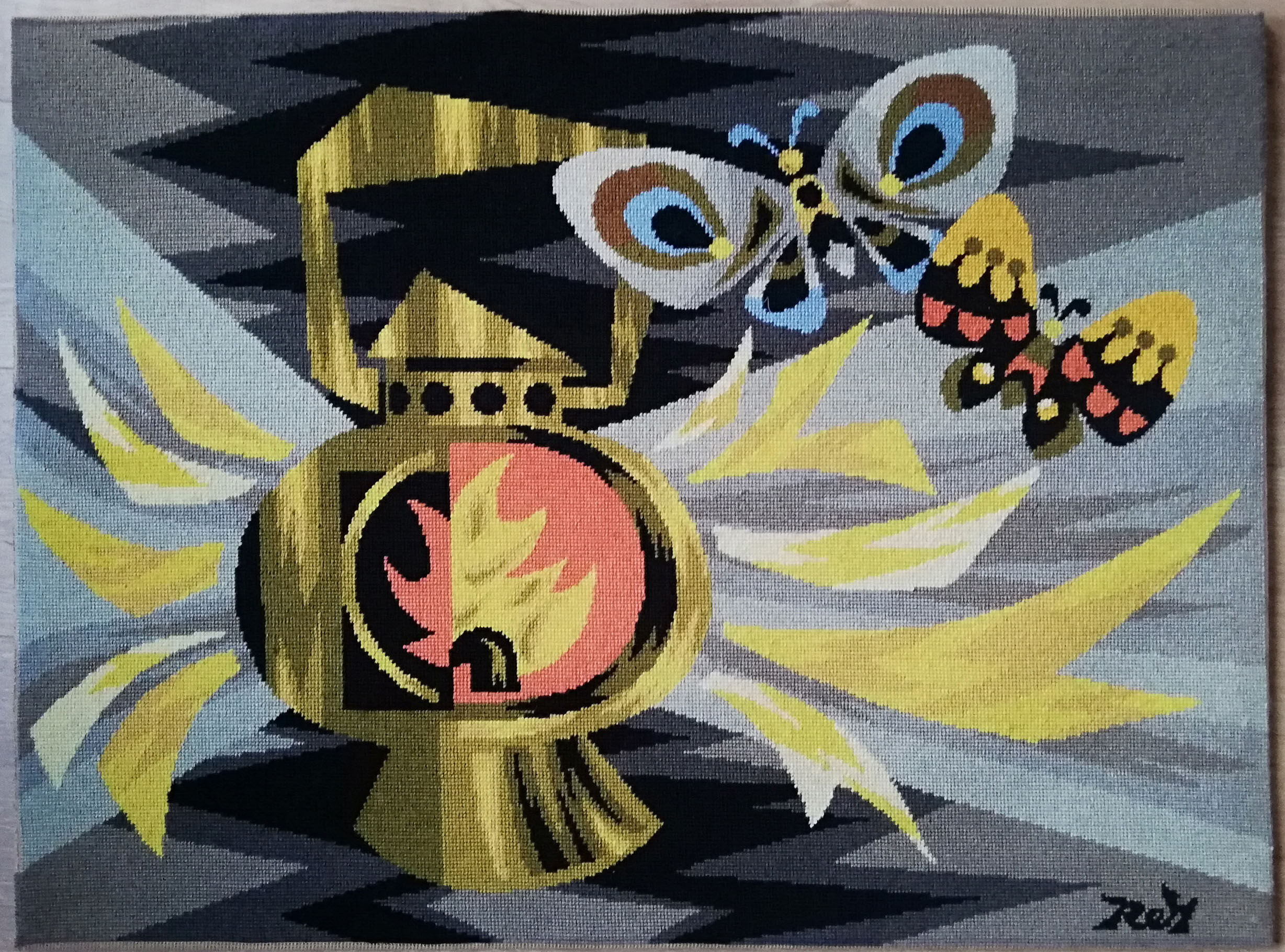 Wall tapestry P. Rey atelier Picart Le Doux