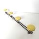 Workshop coat rack 4 metal hooks