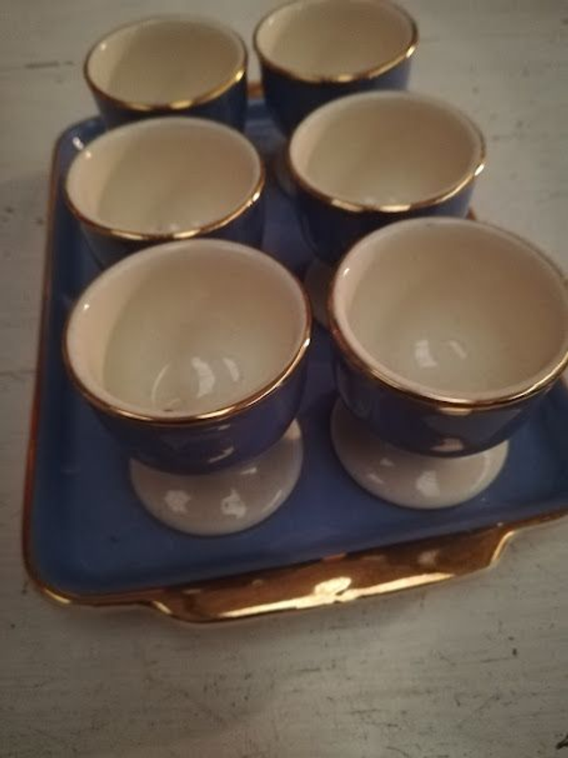 Egg cups set of 6 - Villeroy and Boch porcelain