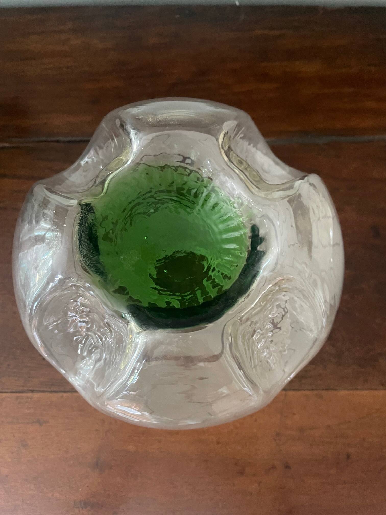 Globe Art Déco en verre de Murano