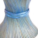 Table bamboo Mc Guire blue lazure