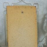 Vintage 1950s neoclassical style gold metal mirror