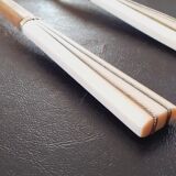 Art deco bakelite salad cutlery