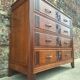 Large Art Deco chest of drawers, vintage antique furniture.