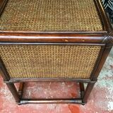 Rattan and cane desk from the 60s.