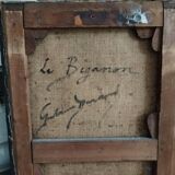 Oil on canvas still life signed Gustave Durand