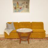 Corduroy modular sofa, 1970s, set of 6