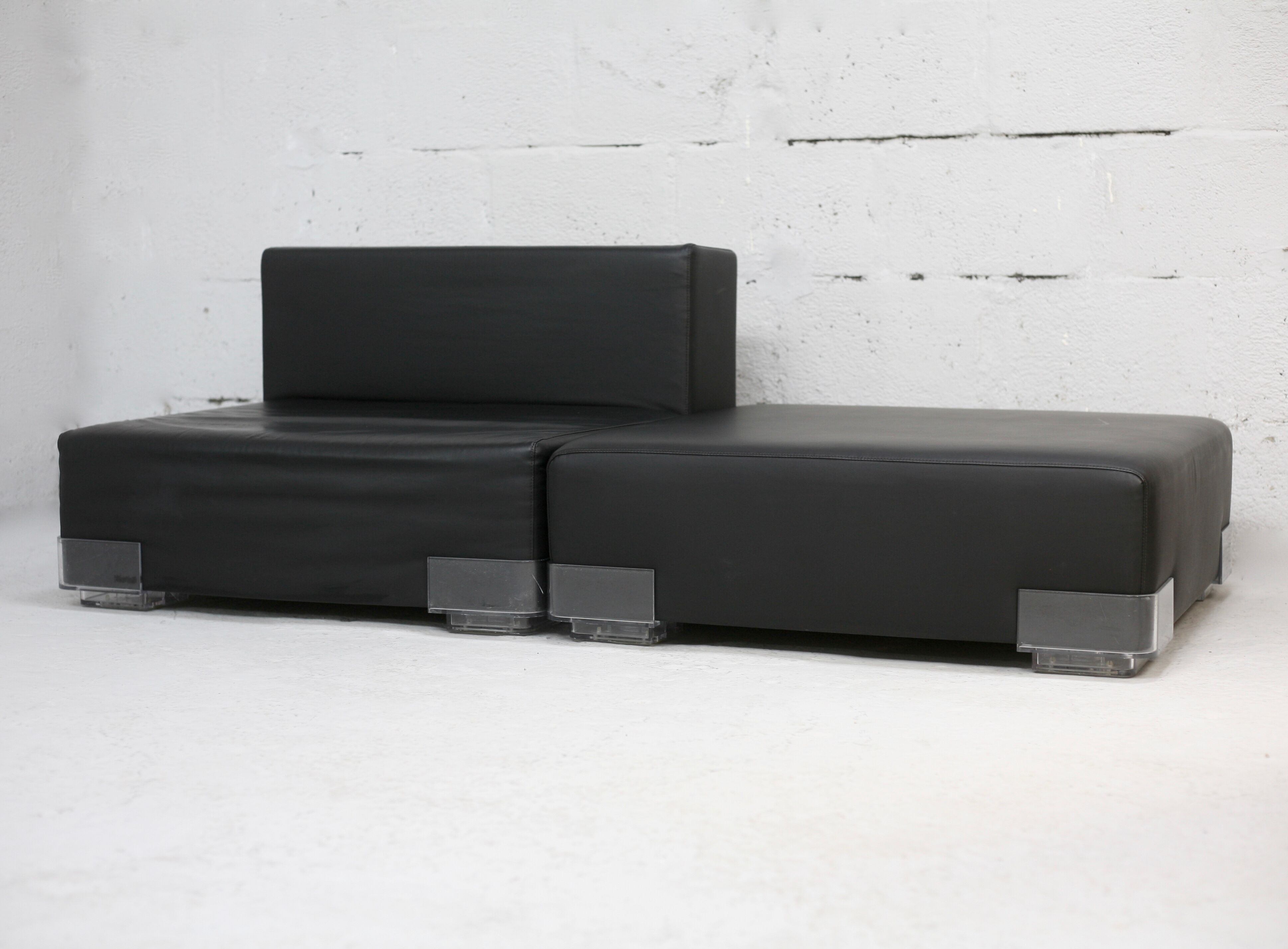 Modular sofa 2 places model "Plastics"Piero Lissoni Italy, circa 2005