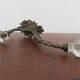 Art Deco bronze and glass coat rack from the 20s and 30s