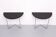 stunning set Bauhaus crescent tables. 1930s Thonet style