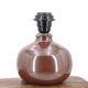 Burgundy brown ceramic lamp Sncf Marchandises