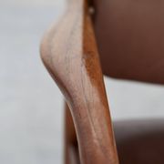 Vintage Captain's Chair in Teak by Erik Buch for Ørum Møbler