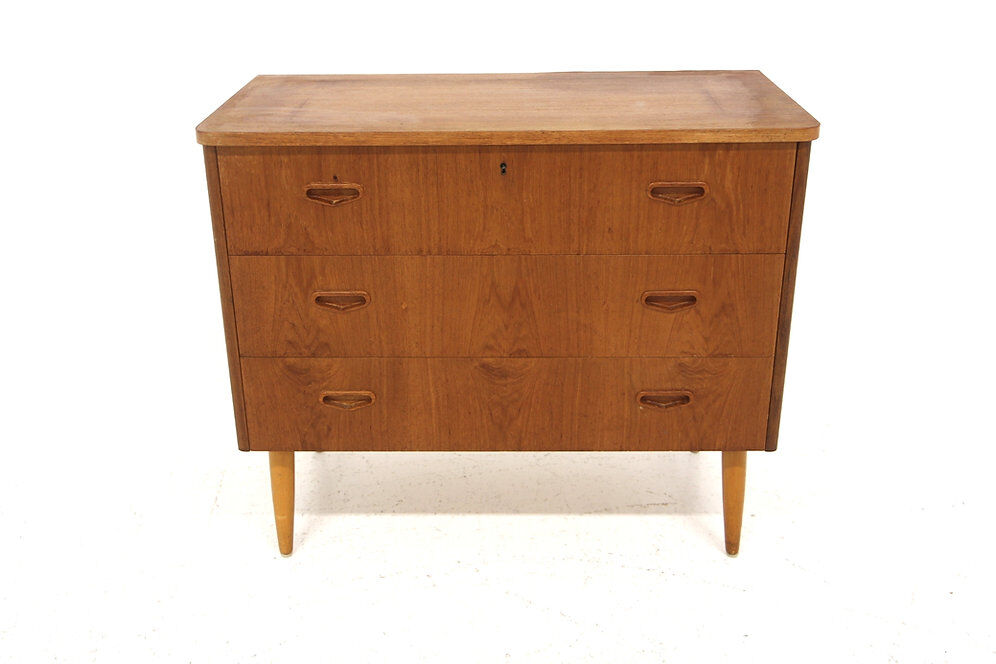 Scandinavian teak chest of drawers, Sweden, 1960