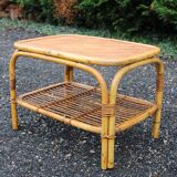 Rattan coffee table
