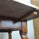 Louis XV style table curved legs two drawers and extension cord
