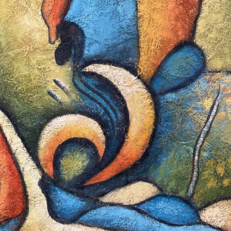 Two mid-20th century paintings by B. Long