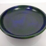 Rotating Teak Tray with Ceramic Bowls, Denmark, 1960s, Set of 10