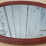 art deco mirror in plaster 79 x 47 cm