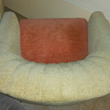 Design club Chair Italian years 50-60 bi color