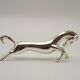 Set of Six French Vintage Silver Metal Stylized Horse Shaped Cutlery Rests 4775
