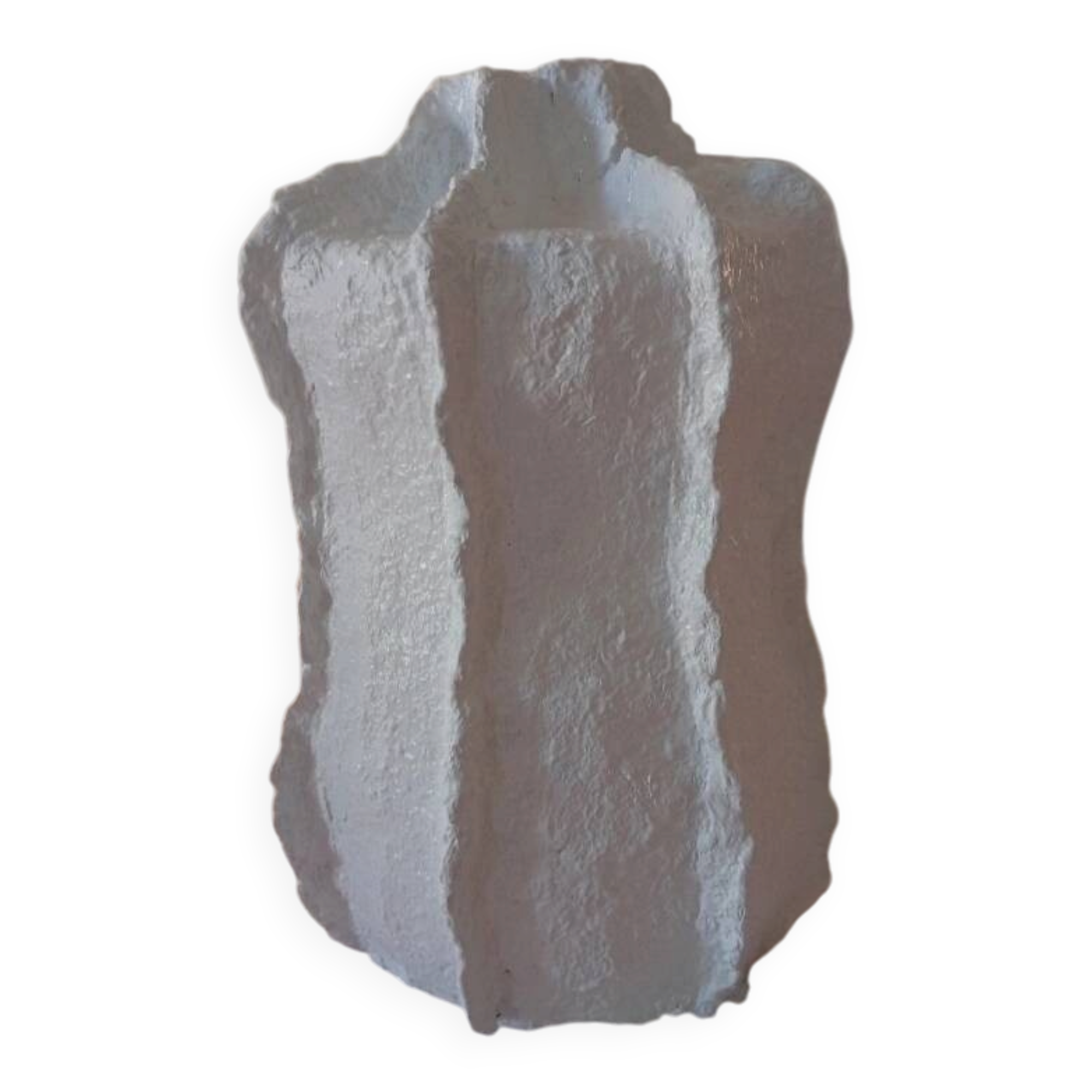 Vase sculptural esprit minéral Boho