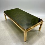 1970s eglomised glass coffee table