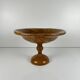 Cup - Footed fruit bowl made of single-piece olive wood, 1950-60