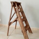 Wooden workshop stepladder 50s