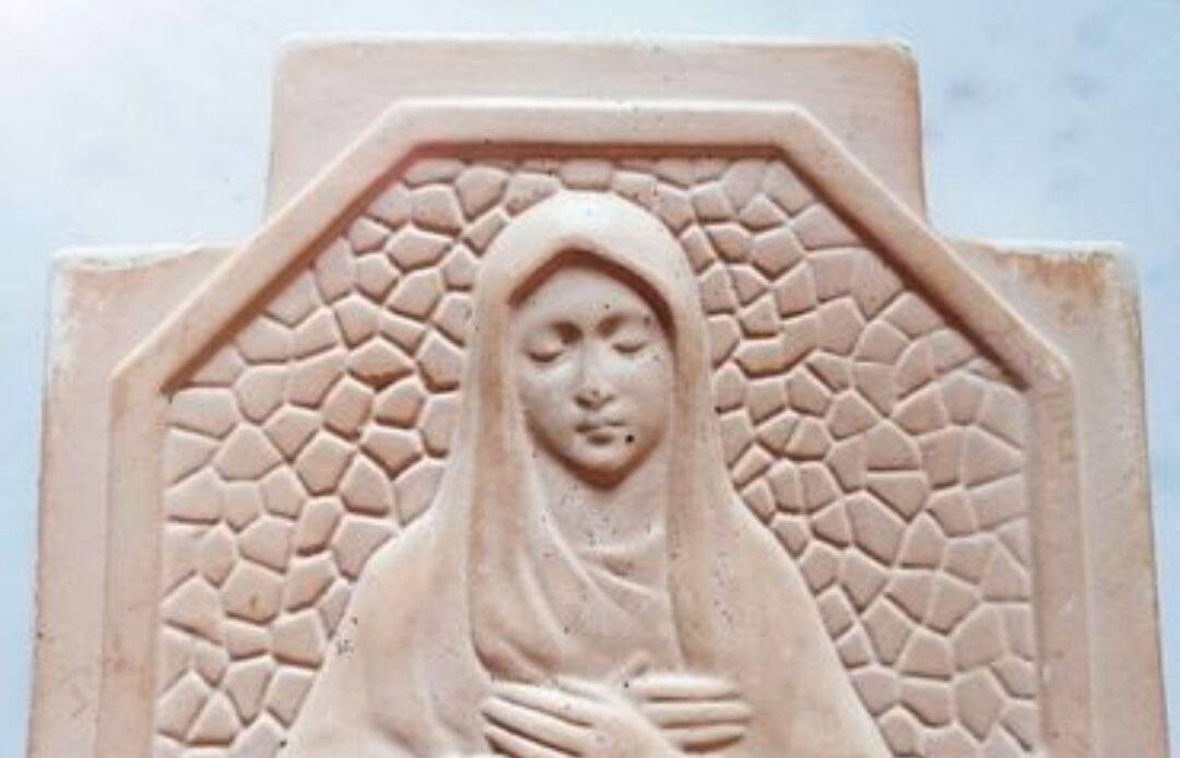 Art Deco Holy Water Font