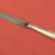 Set of 11 knives handle silver metal stainless steel blade