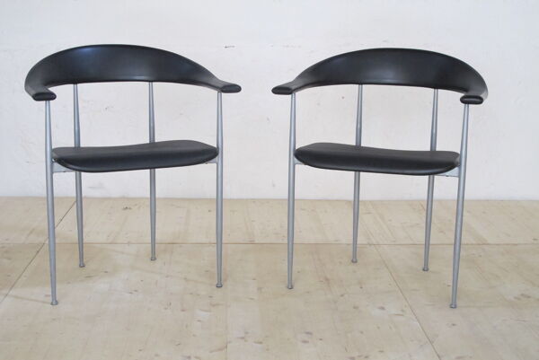 Chaises à accoudoirs par Fasem Italia 1980